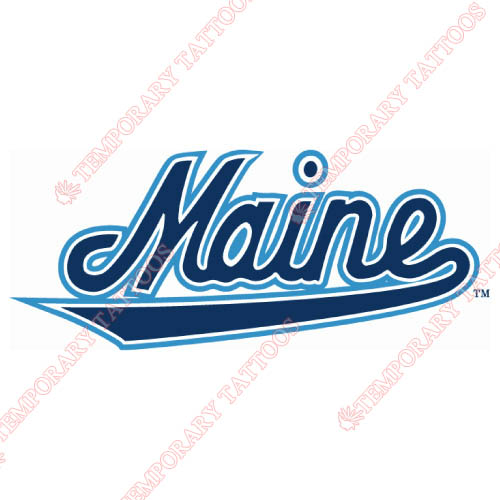 Maine Black Bears Customize Temporary Tattoos Stickers NO.4929